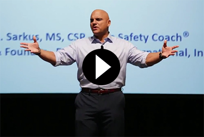 Watch Motivational Safety Speaker David Sarkus in Action
